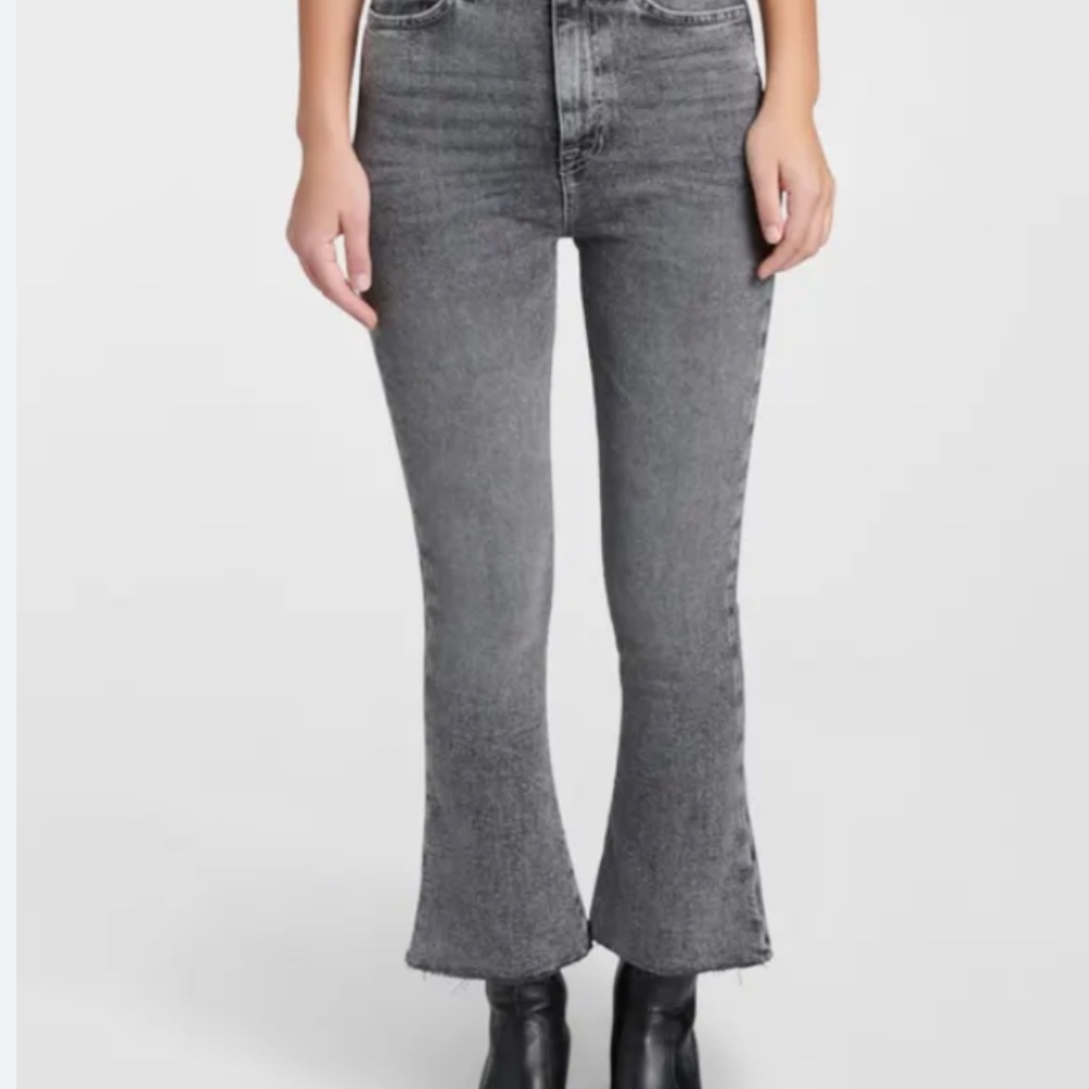 Rag & Bone High-Rise Cropped Flare Jeans 25 (Maya)